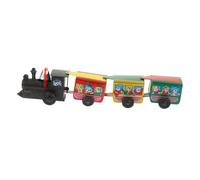 TOYANDONA Train à Remonter Rétro avec Trois Wagons Éducatif pour Garçons et Filles Décoration de Table Originale