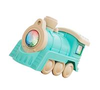 TOYANDONA Train Électrique Modèle Locomotive Garçon Fille Voiture Train Simulation avec Effet Brume Musical Plastique Sécurisé pour Jeu Intérieur et Extérieur