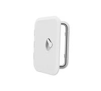 TOYANDONA Trappe Accès Carrée Étanche pour Bateau avec Joint O Résistant Surface Antidérapante Moteur Compact Plastique Abs Anti-uv Blanc Installation Verticale ou Horizontale pour Yachts