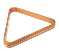 TOYANDONA Trépied de Billard en Bois de Pin Robuste Finition Dorée Support Triangulaire Stable pour Boules de Billard Domestique et Club