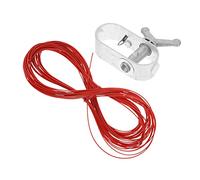 TOYANDONA Treuil Robuste pour Couverture De Piscine Hors-Sol avec Tendeur De Câble à Cliquet, Câble en Acier 30m, Sécurité Hivernale pour Piscines Rondes, Ovales Et Rectangulaires