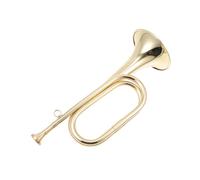 TOYANDONA Trompette Militaire Laiton pour Garçon Fille Instrument de Musique Utile Trompette Débutant pour Garçons et Filles pour Apprentissage et Performances Scolaires