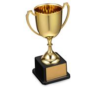 TOYANDONA Trophée Doré Petit Format Récompense Compacte pour Fêtes et Compétitions Coupe Participation Polyvalente pour Équipes et Événements