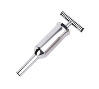 TOYANDONA Tube de Remplissage de Saucisse Acier Inoxydable Grand Format Kit Poussoir Manuel pour Farcir Viandes Maison Outil Robuste pour Saucisses et Sacs à Viande