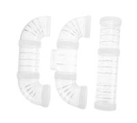 TOYANDONA Tube pour Hamster en Plastique Solide, Connecteur De Labyrinthe DIY, Accessoire De Cage Tubulaire Blanc, Compatible Cages Hamster, pour Agrandir l'espace De Vie du Petit Rongeur