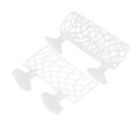 TOYANDONA Tunnel Aquarium Décoratif Abs Blanc Cachette Multifonction pour Poissons Betta Installation Rapide sans Outils Ornement Robuste pour Aquarium