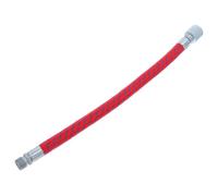 TOYANDONA Tuyau Extension Pompe Rouge Flexible avec Clip Tube de Prolongateur Valve pour Pneus Basketball et Football Accessoire Gonflage Pratique