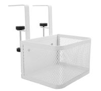 TOYANDONA Under Desk Storage Shelf Clamp on Basket Cable Organizer Basket Under Shelf for Phones and Cables for Home and Classroom