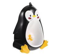 TOYANDONA Urinoir Mural Pour Garçon Et Filles De Pingouin Noir Apprentissage Propreté Pour Tout-petits Garçons Plastique Robuste Fixation Par Ventouses Urinoir Pour Salle De Bain Pot Éducatif