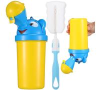 TOYANDONA Urinoir Portable Pour Garçon Éducatif Voyage, Pot De Toilette Compact En Abs Jaune, Urinoir D'entraînement D'extérieur Pratique Pour Apprentissage Propreté Garçon Et Filles