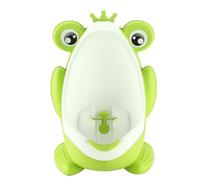 TOYANDONA Urinoir pour Garçons Mural Multifonction Vert, Pot pour Bébé Réservoir Amovible, Apprentissage Propreté pour Tout-petits, Adapté Salle de Bain, Pot Éducatif Garçon Compact