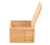 TOYANDONA Urne Funéraire pour Cendres de Chien en Bambou, Kaki, Mémorial | Surface Lisse, Sûre à Utiliser, Rangement des Ossements, Transport Facile, pour Chat, Teinte Kaki