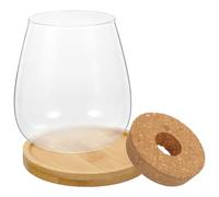 TOYANDONA Vase Hydroponique pour Succulentes, Décoration Bureau, Design Transparent Lisse, Effet Visuel Simple, Support Plantes Fonctionnel, Pendaison de Crémaillère