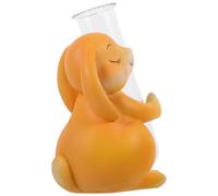 TOYANDONA Vase Lapin Verre Transparent pour Plante Hydroponique Décoration de Table Créative Vase Simple pour Fleurs Fraîches et Plantes Centre de Table Décoratif Polyvalent