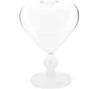 TOYANDONA Verre à Vin de Cœur Réutilisable en Verre, Élégant, pour Cocktail et Fête Evjf