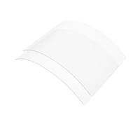 TOYANDONA Verre Lentille 2 Pièces de Masque de Sablage 3mm | Légère et Résistante aux Rayures, Protection les Particules Fines, pour Travailleurs en Sablage et Coupe Industrielle