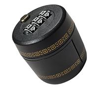 TOYANDONA Verrou à Code pour Bouteille de Vin Noir Bouchon Verrouillage Sécurisé Anti-fuite Protection Garçon Fille Petit Format Facile à Utiliser