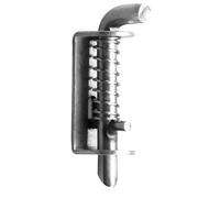 TOYANDONA Verrou à Ressort Acier Inoxydable pour Cage à Animaux Loquet Coulissant Renforcé avec Mécanisme De Boulon Épais Facile à Installer Et Sécurisé pour Cages Animaux