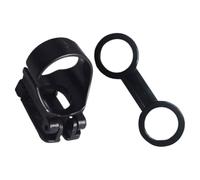 TOYANDONA Verrou de Plongée pour Tuba Support pour Tuba Ovale Noir Silicone Abs Double Anneau Installation Rapide Connexion Pratique pour Tube et Tubes de Ventilation