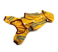 TOYANDONA Veste Imperméable pour Chien Et Chat Petite Et Moyenne Résistante Et Confortable avec Capuche Et Ouvertures pour Pattes