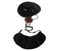 TOYANDONA Vêtements pour Animaux de Compagnie Mignon Tenues Chien Halloween Costumes Grand garçon Enfants Chat Chien Habiller Costumes d'animaux drôles Habiller Un Animal de Compagnie Noir