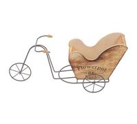 TOYANDONA Vintage Small Iron Bike Planter Desktop Metal Bicycle Model Decoration with Flower Pot Retro Iron Art Bike Ornament for Home and Garden