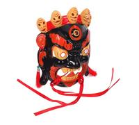 TOYANDONA Vintage Tibetan Opera Mask Lightweight For Role Play And Masquerade Hand-painted Traditional Chinese Cultural Mask For Asian Festival And Cosplay