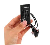TOYANDONA Violon Électrique Pick Up Piézo avec Câble Antibruit et Boîtier Pile Facile à Utiliser Accessoire Sonore pour Violons Classiques et Instruments à Cordes Petits Noir