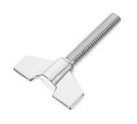 TOYANDONA Vis à Ailettes de Cymbale Réglage Précis, Installation Facile, Écrou de Tambour en Acier Argenté, Pièce de Fixation pour Batterie, pour Support de Cymbale et Tambour