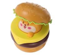 TOYANDONA Voiture Burger à Rappel Design Cartoon Mignon Pression Facile Fêtes et Garçon Fille et Engagé pour Tout Petits