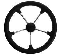 TOYANDONA Volant de bateau 13,5 pouces - Accessoires pour bateaux de pêche - Remplacement pour ponton, camping-car, hors-bord