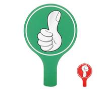 TOYANDONA Voting Yes or No Thumbs up Thumbs Down Classroom Voting Handy Teacher Classroom Event Supplies Plastic Thumbs up Sign Green Red Yes or No