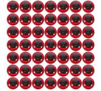 TOYANDONA Yeux de Leurre de Pêche Artificiels Autocollants 5 Mm Rouge 500 Pcs pour Création DIY Appâts Factices Accessoires Pêche Rivière Mer Lac