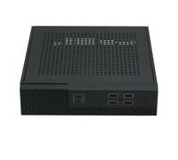 Toyauu Boîtier d'ordinateur Mini ITX Châssis hôte HTPC Boîtier ITX USB2.0 Châssis de contrôle industriel pour entreprise de bureau