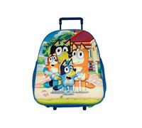 TOYBAGS Blue Sac à Dos préscolaire avec roulettes, idéal pour Enfants de différents âges - Qualité et résistance - avec poignées - 32 x 26 x 10 cm, Multicolore, M, Décontracté