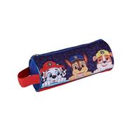 TOYBAGS Pat' Patrouille Trousse Ronde 8 x 22 x 8 cm, Sac à Dos Scolaire Mixte Enfant, Noir, L