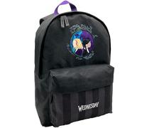 TOYBAGS Sac à Dos Scolaire américain Wednesday, d'école Mixte Enfant, Noir, L