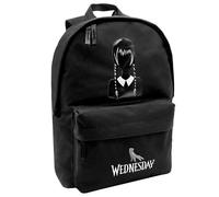 TOYBAGS Sac à dos scolaire américain Wednesday, unisexe, pour enfants, noir, L, Noir, L