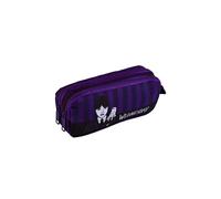 TOYBAGS Trousse Scolaire Mercredi Addams et Enid Intérieur doublé et Fermeture éclair 10 x 21 x 8 cm, Noir, Trousse Scolaire avec Fermeture éclair