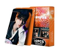 ToyBltzy Cartes Enhypen Cartes Photo 92pcs Enhypen Photocard Merch Photocartes 60 cartoline e 32 adesivi pour Fans