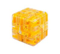 Toyd Puzzle 3D Maze - 8,5 cm ABS Brain Teaser Cube, jeu de logique de balle à rouleaux interactif, jouet éducatif mental sans effort | pour les fêtes en famille événements sociaux pour les fêtes