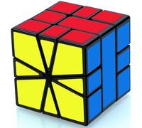 TOYESS Square One Cube de Vitesse Difficile, Square 1 Cube Magique Original, & Magic Speed Cube, Cadeaux pour Enfants, Adolescents et Adultes