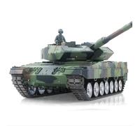 toyfigurehut 2,4 GHz Échelle 1/16 Télécommande German Leopard 2A6 Tank RC AirSoft RC Battle Tank Smoke & Sound (Metal Gear & Tracks)