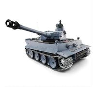 toyfigurehut Télécommande radio à l'échelle 1:16 2,4 GHz German Tiger 1 Char de combat RC Fumée et son (engrenage et pistes métalliques)