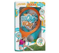 TOYFINITY Ensemble de raquettes Boom Raquettes, jeu de style mini tennis et badminton avec manche en mousse de 37 cm, volant et balle rebondissante pour la plage, le parc