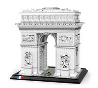 ToyGhillied Haus Briques de construction Paris Arc de Triomphe - Architecture historique - Bricolage célèbre - Kit de construction pour adultes - Objet de collection ou exposition de bureau à domicile