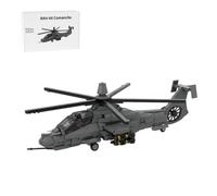 ToyGhillied Jeu de blocs de construction pour hélicoptère Comanche, 1/35 RAH-66 Comanche, modèle militaire de collection, MOC-208482, conçu par DarthDesigner (952 pièces)
