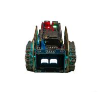 ToyGhillied Kit de soudure robot à faire soi-même avec écran OLED, module vocal et commande du moteur, kit de construction électronique pour adultes à partir de 16 ans, projet de robot de bureau