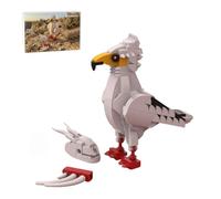 ToyGhillied MOC Lot de 332 blocs de construction d'oiseaux égyptiens pour adultes - Sculpture d'animaux décoratifs - Modèle d'affichage d'architecture pour bureau à domicile et bureau