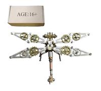 ToyGhillied Puzzle 3D en Métal - Insecte Libellule Mécanique Steampunk - 200 Pièces - Découpe Laser - Modèle à Collectionner - Cadeau pour Adultes